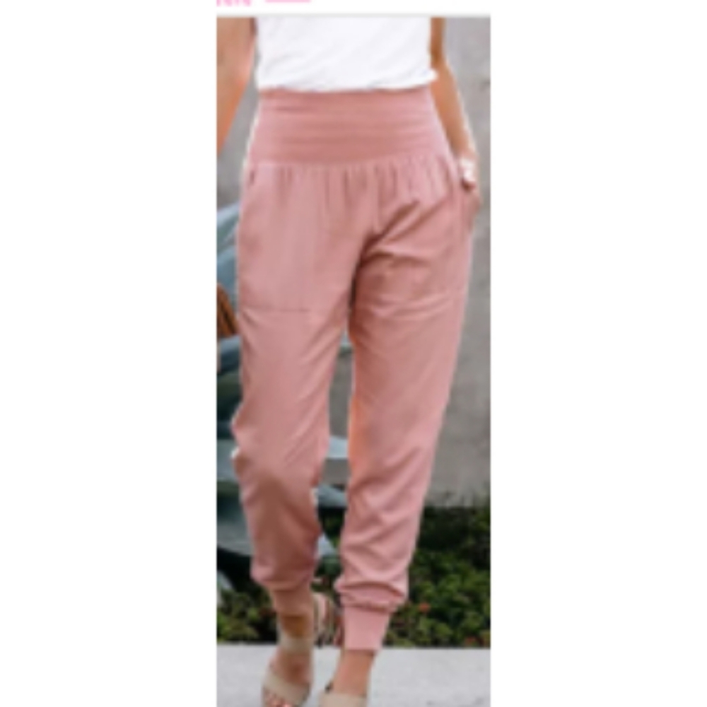 Pink joggers
